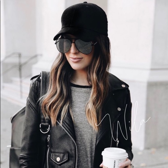 WILA Accessories - baseball cap vegan suede hat black 615055